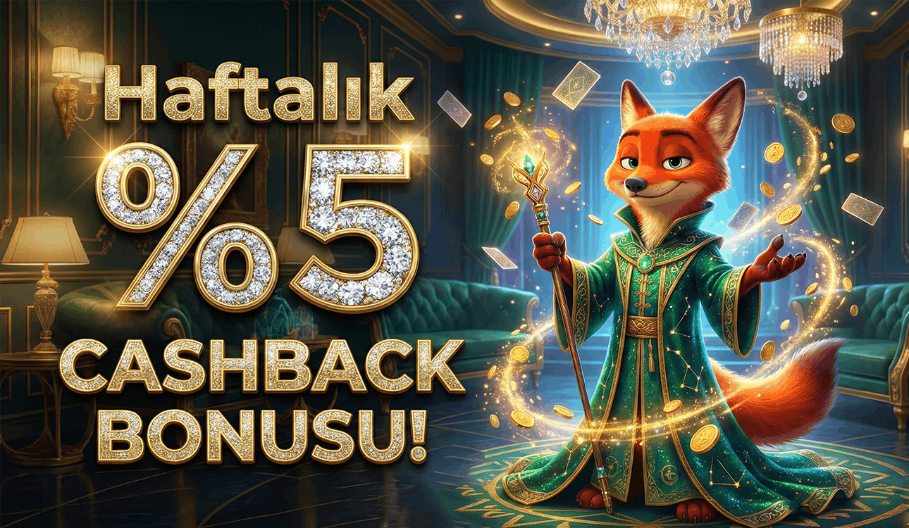 HAFTALIK %5 CASHBACK